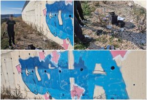 Maloljetnik šarao ispod dubrovačkog mosta - Vlasti ga privele zbog nagrđivanja i oštećivanja imovine