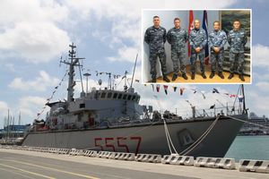Tim protuminskih ronilaca Flote HRM-a u NATO misiji na ovom lovcu na mine