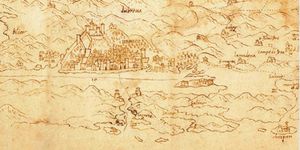 Šibenik je detaljno prikazan na najstarijoj poznatoj venecijanskoj karti Dalmacije