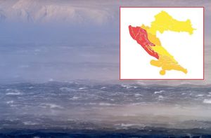 CRVENI METEOALARM Upozorenje zbog jake bure u Kvarneru, Dalmaciji, ali i Istri!