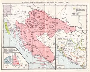 Zadarskim mirom iz 1358. godine Dalmacija i dio Kvarnera vraćeni Hrvatskoj