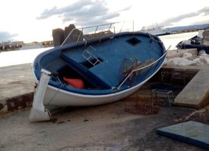 Orkanska bura na splitskoj Matejuški porazbacala brodove