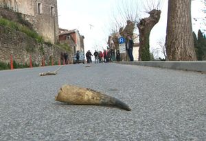 Starinska igra "na rog" u Motovunu se održava već desetljećima