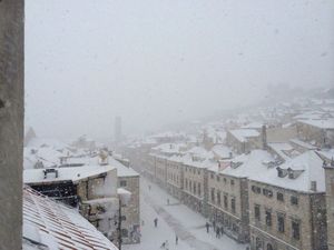 Velika promjena vremena na kraju veljače - Obilan snijeg, čak i na obali!