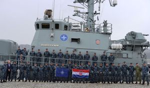Topovnjačom "Dubrovnik" u NATO operaciju „Sea Guardian“ upućen 7. hrvatski kontingent