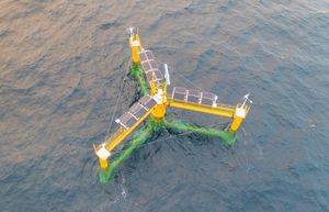 Inovativna mjerna pilot plutača za prikupljanje bioraznolikosti, usidrena za morsko dno