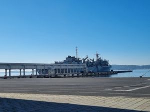 U zadarsku luku Gaženica uplovio još jedan američki vojni brod