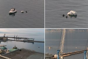 VIDEO Avionska bomba otegljena iz riječke luke i uništena na otvorenom moru