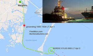 U Venecijanskoj laguni se nasukao brod