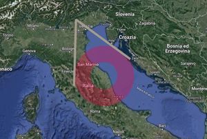 Jezivi crveni prsten pojavio se na nebu iznad srednjeg Jadrana