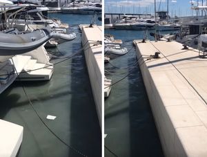 VIDEO Onečišćenje mora odmah ispod splitske gradske uprave