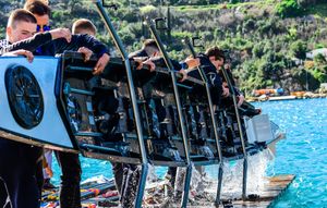 S više mora u čamcima, nego izvan njih, šibenski veslači odradili izlet do Rijeke Dubrovačke