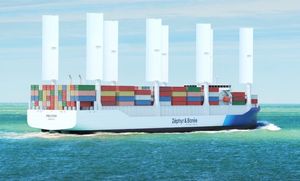 Kontejnerski brodovi pogonjeni energijom vjetra uz pomoć krutih jedara