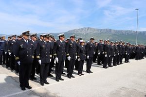 FOTO Pripadnici Hrvatske ratne mornarice obilježili 32. obljetnicu osnutka Hrvatske vojske