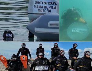 VIDEO Urnebesni ronioci zapjevali prije ŠČiŠĆenja Brijuna i dali podršku Letu 3