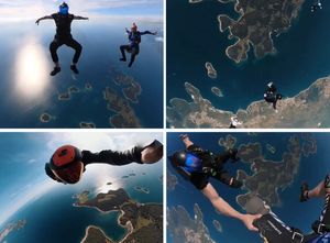 FOTO Pogledajte kako izgleda skok padobranom iznad Brijuna