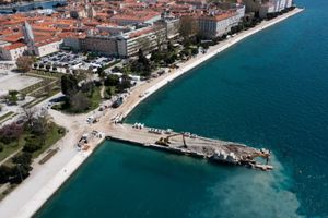 FOTO/VIDEO Radovi na obnovi zadarske rive primiču se kraju