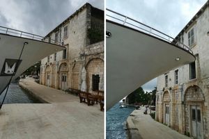 Mini kruzer na Šipanu s provom ljudima gotovo ušao u spavaću sobu