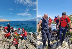 VELIKA POTRAGA Bura razbila čamac na hridi Paga, pronađene četiri osobe s plovila