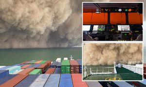 FOTO/VIDEO Hrvatski kapetan usred pješčane oluje: "Bilo je užasno kormilariti, plovili smo po radaru!"