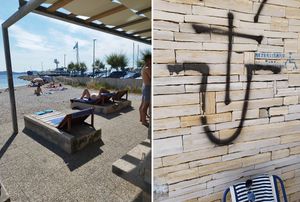 Na zadarskom kupalištu osvanulo "U" - Zadranin: "Umra san od srama, jer ne mogu ovo zamisliti!"