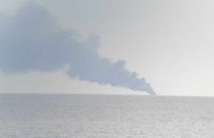 Na pučini kod Vele Luke gori jahta