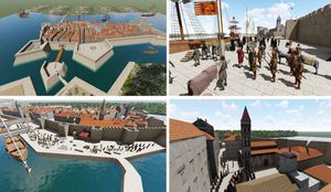 FOTO/VIDEO Pogledajte kako je izgledao Trogir prije 355 godina