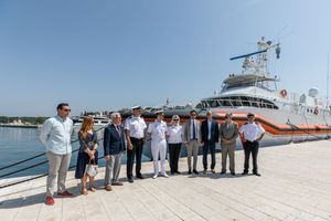 U pulsku luku pristao Aurelio Visalli, najmoderniji brod talijanske obalne straže