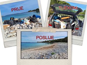 Ivana je počistila plažu na Drveniku Velom: "Sizifov je ovo posao, ali neka bude tradicija!"