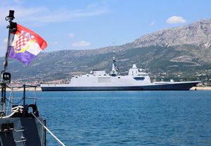 Posjet francuske fregate Hrvatskoj ratnoj mornarici i gradu Splitu