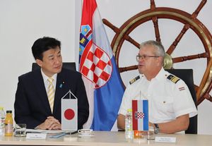 Hrvatsku ratnu mornaricu posjetilo izaslanstvo Japana