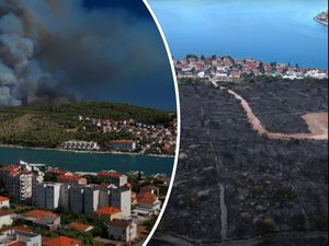 VIDEO Ovo su posljedice požara na Čiovu