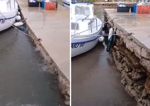 VIDEO: U samo 4 minute more se u Kornatima podiglo, pa povuklo za čitav metar!