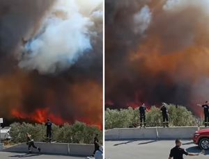 DRAMA NA ČIOVU Veliki šumski požar iznad Okruga Gornjeg!