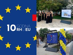 U Gradskom parku u Korčuli svečano otvorena izložba „10 GOD RH U EU“