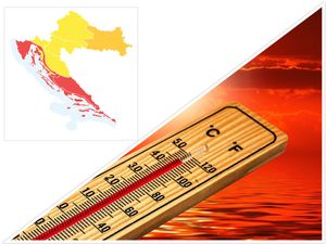 CRVENI METEOALARM NA JADRANU Danas paklene vrućine do 39 °C!