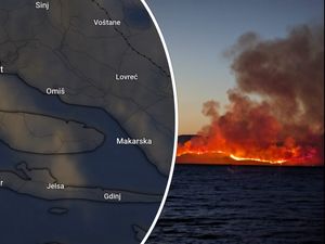 POŽAR NA ČIOVU VIDLJIV IZ SVEMIRA Tucaković: "Situacija nije povoljna!"