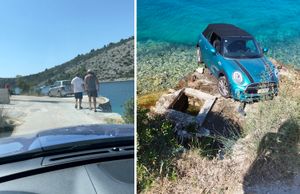 Uska cesta u Vinišću opasnost je za vozače, pješake i kupače