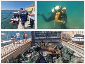 Udruženim snagama očistili podmorje Pirovca: "WC školjka, tende za brodove, gume..."