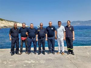 Sezonska intervencijska vatrogasna postrojba na Biševu, po prvi puta na ovom otoku