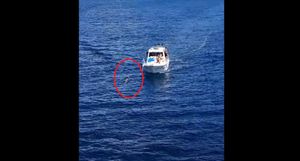 Spašavanje muškarca koji je skočio u more s trajeka Preko - Zadar