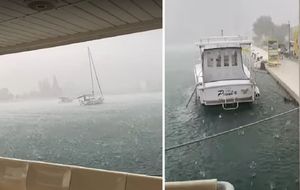 Snažno grmljavinsko nevrijeme s tučom u Dalmaciji