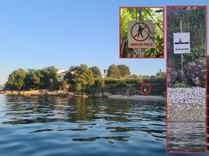 I crkva privatizira pomorsko dobro? Stavili čak znak zabrane kupanja: "Kud ćete? Ovo je privat!"