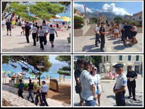 Na području makarske rivijere strani policijski službenici