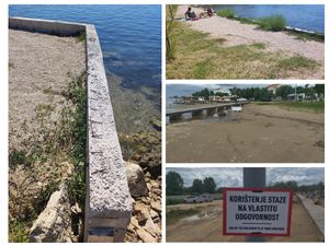 Mještani Ljupča nezadovoljni plažom: "Nevrijeme za ovo nije krivo"