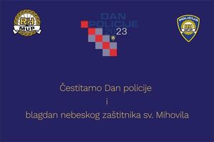 Dan je policije i blagdan svetog Mihovila, zaštitnika hrvatske policije