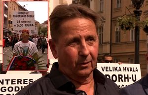 Petrina poveo Primoštence na Markov trg: "Želimo ukazati na pasivnost države prema mađarskim okupatorima!"