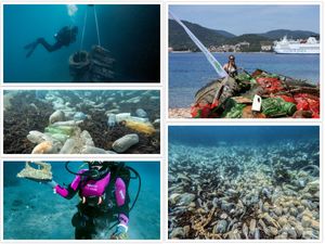 VIS I KOMIŽA 32. i 33. akcija čišćenja podmorja Think Green