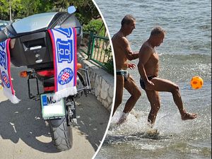 Slovenci iz Maribora tradicionalno dolaze u Split na utakmicu Hajduka, a prije odrade jednu svoju na Bačvicama!