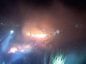 Vatrogasci u Makarskoj noćas imali pune ruke posla - Bura rasplamsala požar, čupala stabla, bacala predmete uokolo